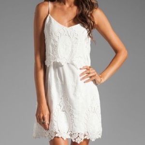 Dolce Vita white lace tank dress size M